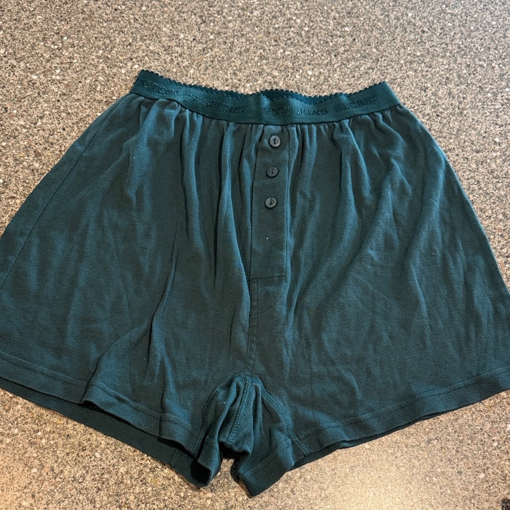 Vintage y2k wide band victorias secret logo shorts underware